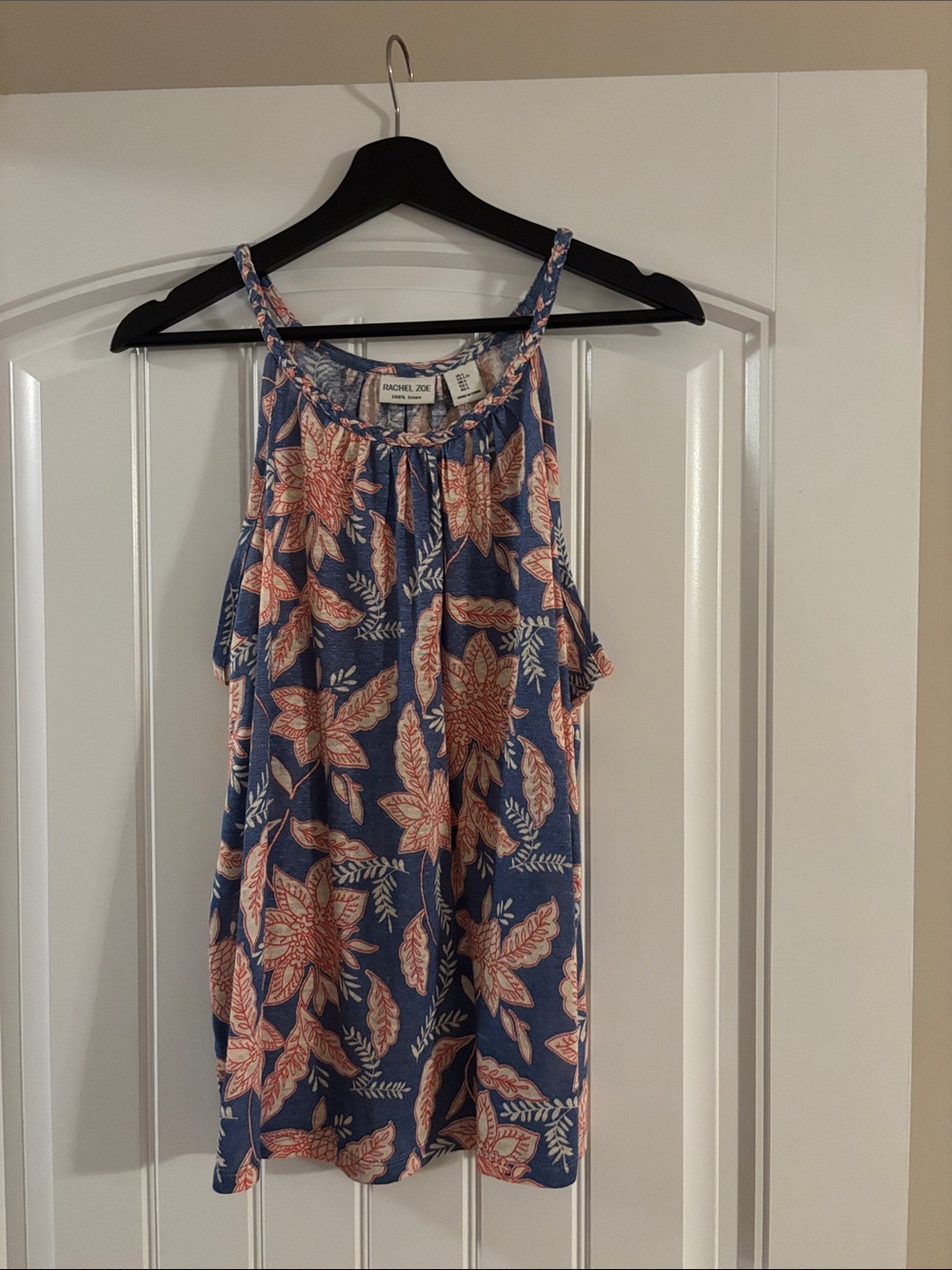 Universal Thread Navy Blue Floral Spaghetti Strap Camisole